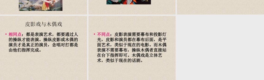 人教版三年级小学美术课件-木偶艺术.ppt