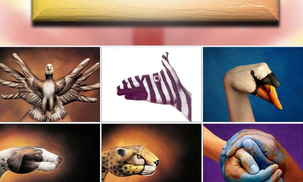 人教版三年级小学美术课件-手形创意欣赏.ppt