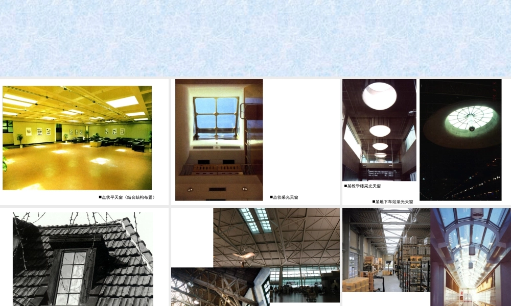 人教版三年级小学美术课件-天窗的类型.ppt