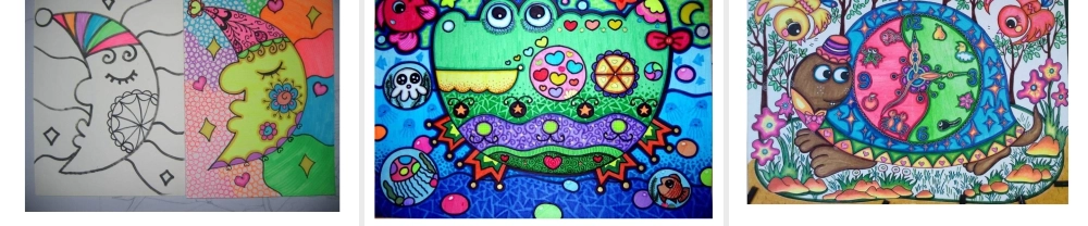 人教版三年级小学美术课件-线描画教程及作品欣赏.ppt