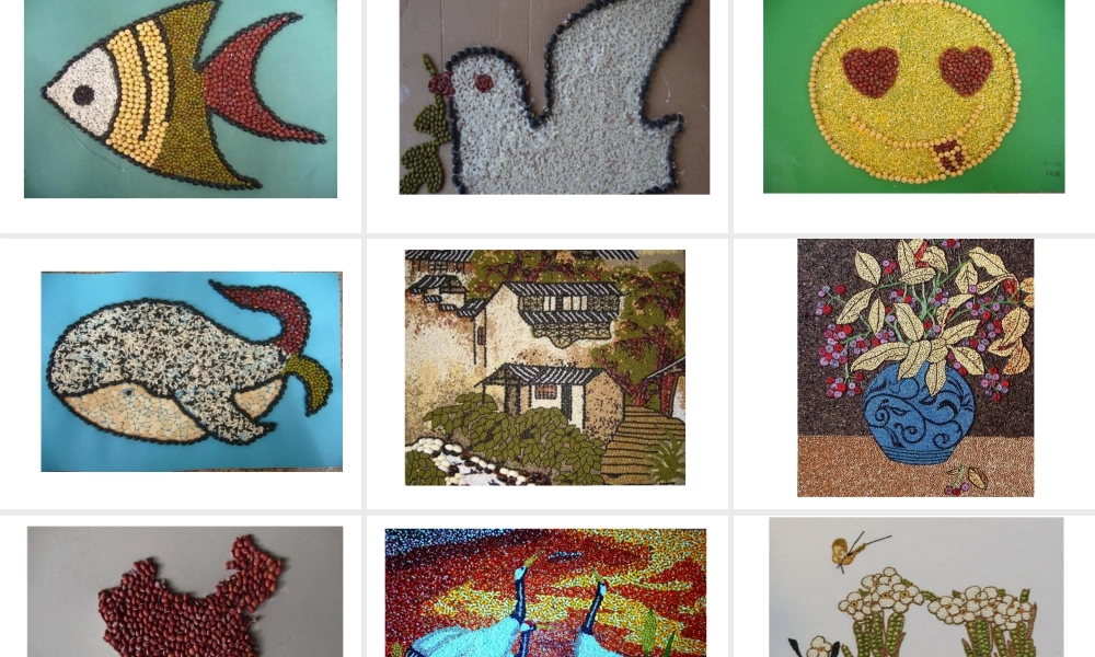 人教版四年级小学美术课件-《“五谷”作画》课件1.ppt