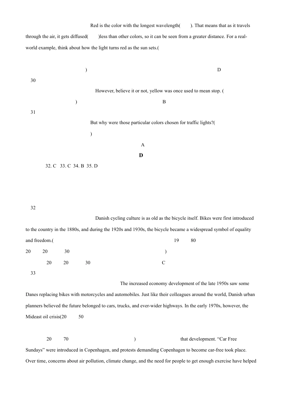 四川省达州市万源中学2024-2025学年高一下学期期中考试  英语  Word版含答案（含听力）_答案.docx_第3页