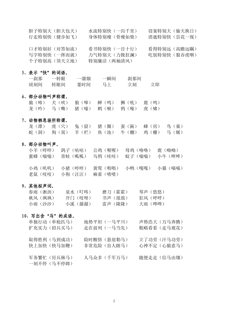 六年级下册语文复习必背2 人教（部编版）.docx_第2页