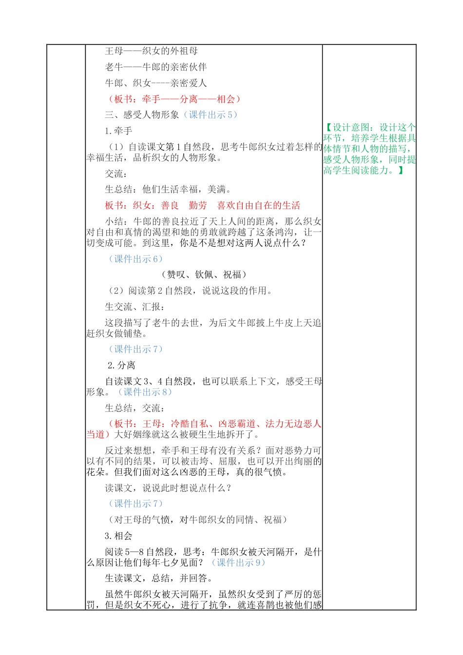 部编版语文五年级上册-11 牛郎织女（二） 教案.docx_第2页