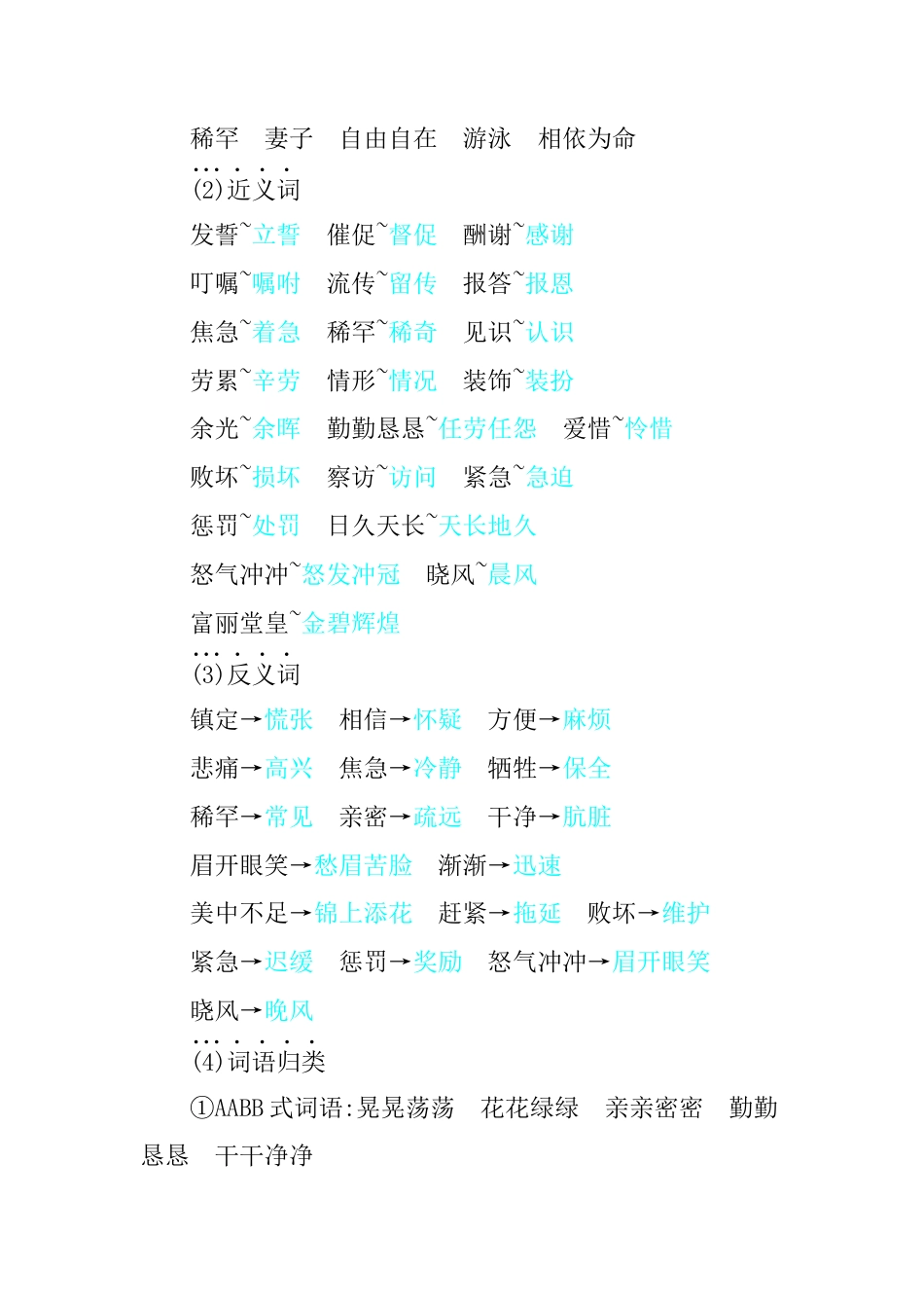 五年级语文上册第三单元知识小结.docx_第2页