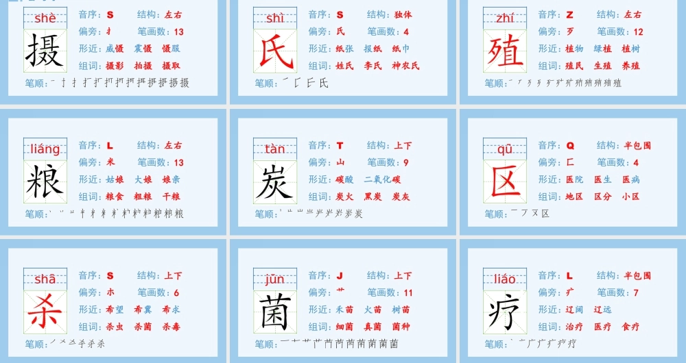 部编版语文五年级上-（生字课件）16.太阳.pptx