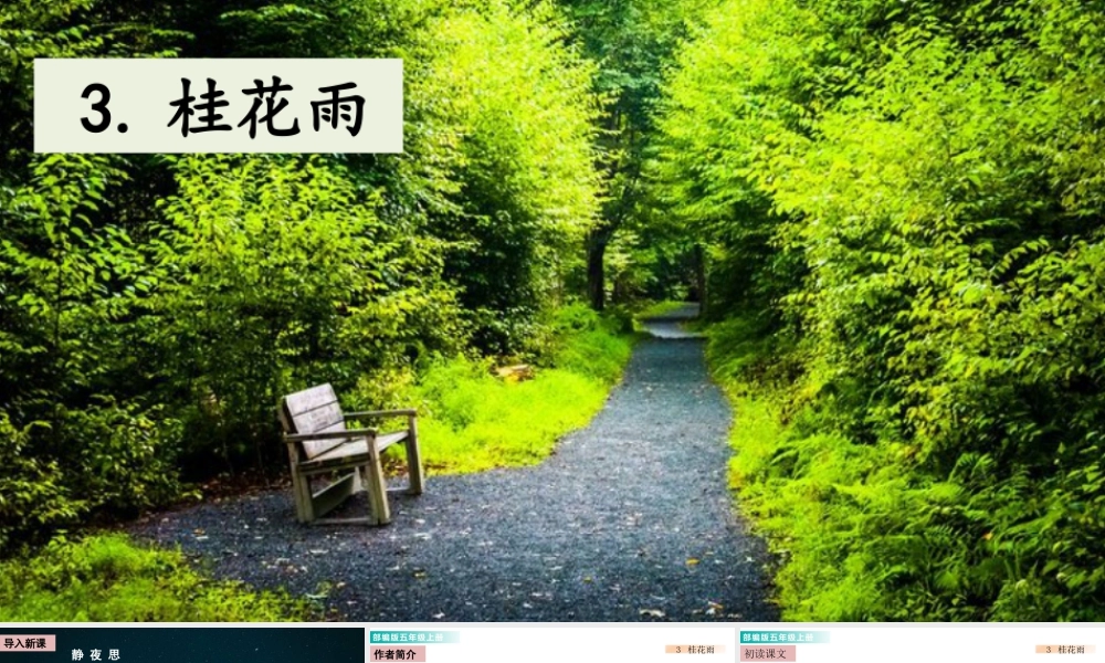 部编版语文五年级上-3 桂花雨 课件.pptx