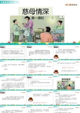 部编版语文五年级上-18 慈母情深 课件.pptx