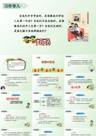 部编版语文五年级上-习作六   我想对您说.pptx