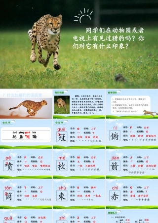部编版语文五年级上-（上课课件）7.什么比猎豹的速度更快.pptx