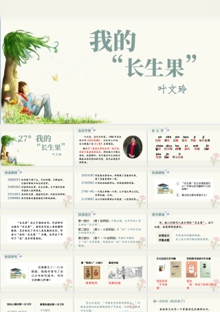 部编版语文五年级上-（上课课件）27.我的“长生果”.pptx