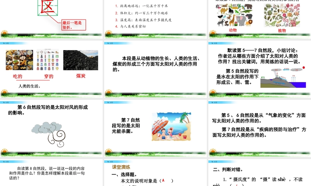 部编版语文五年级上-16 太阳.pptx
