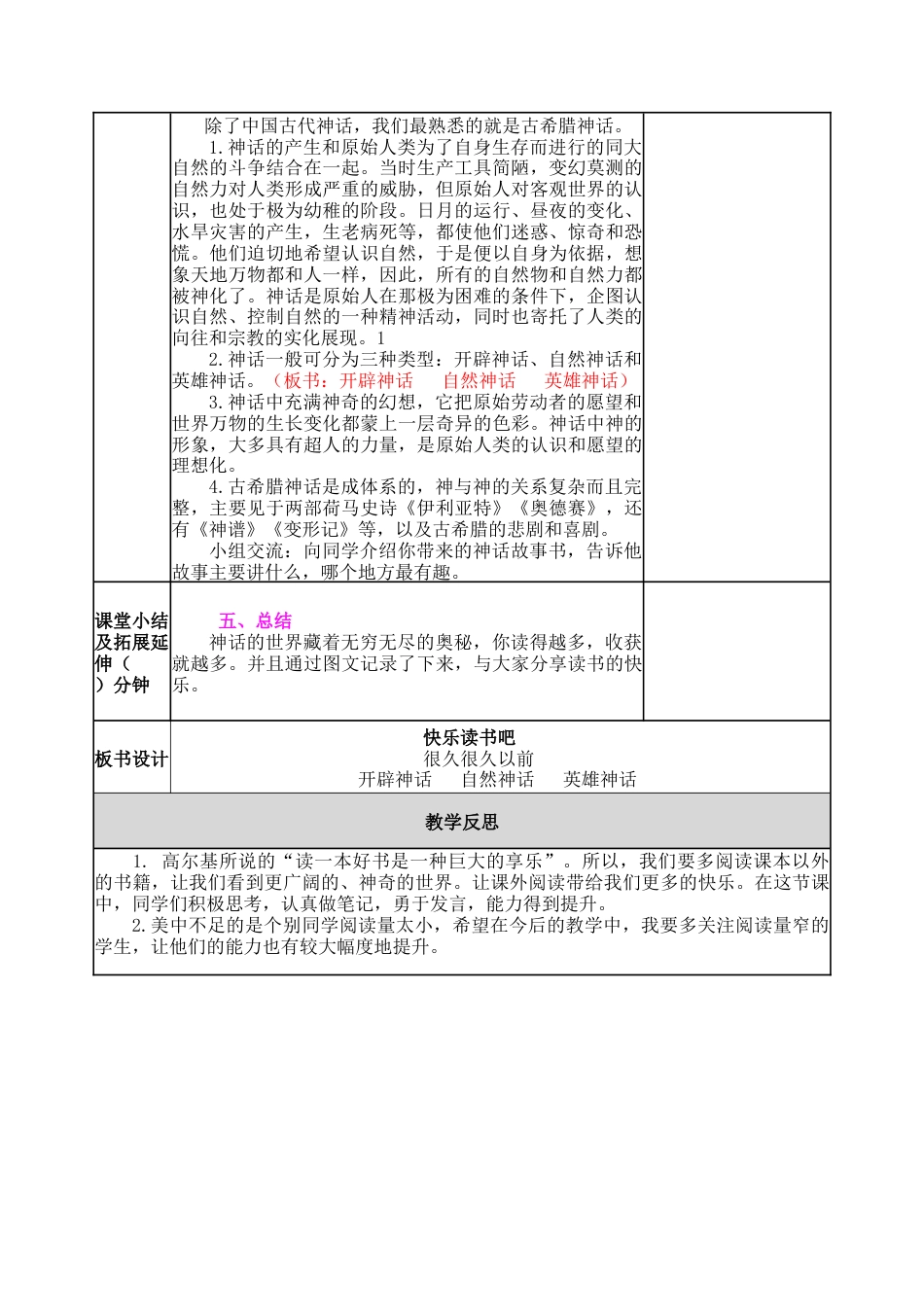 新部编版语文四年级上册-快乐读书吧 教案.docx_第2页