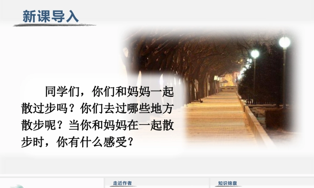 2025统编版四年级上册（教学课件）2.走月亮.pptx