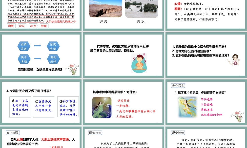 2025统编版四年级上册（教学课件）15.女娲补天.pptx
