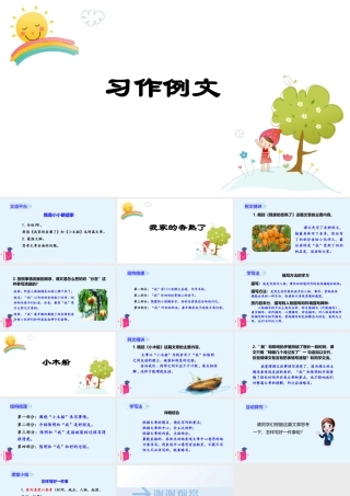 2025统编版四年级上册（教学课件）习作例文.ppt