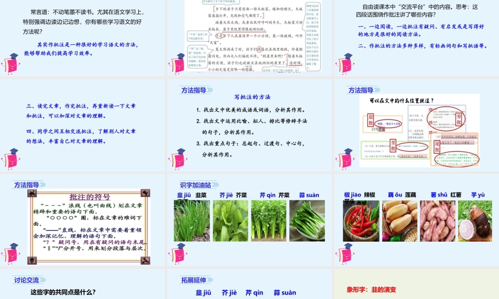 2025统编版四年级上册（教学课件）语文园地六.ppt