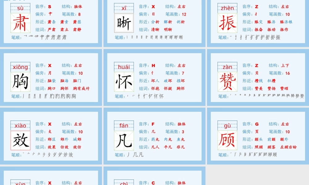 2025统编版四年级上册（生字课件）22.为中华之崛起而读书.pptx