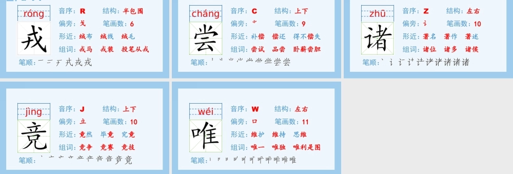 2025统编版四年级上册（生字课件）25.王戎不取道旁李.pptx