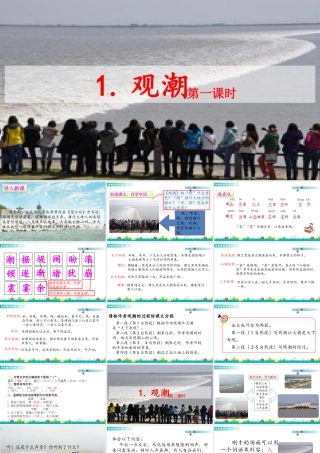 2025统编版四年级上册1 观潮 课件.pptx