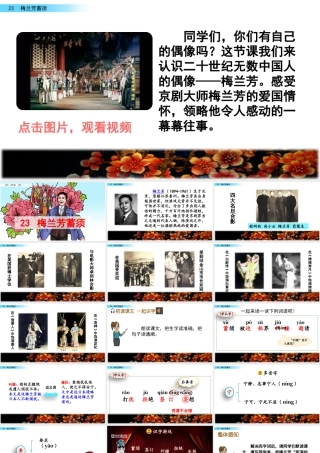 2025统编版四年级上册23 梅兰芳蓄须.pptx