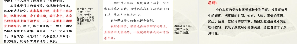 2025统编版四年级上册范文1：寒冬里的暖流.pptx