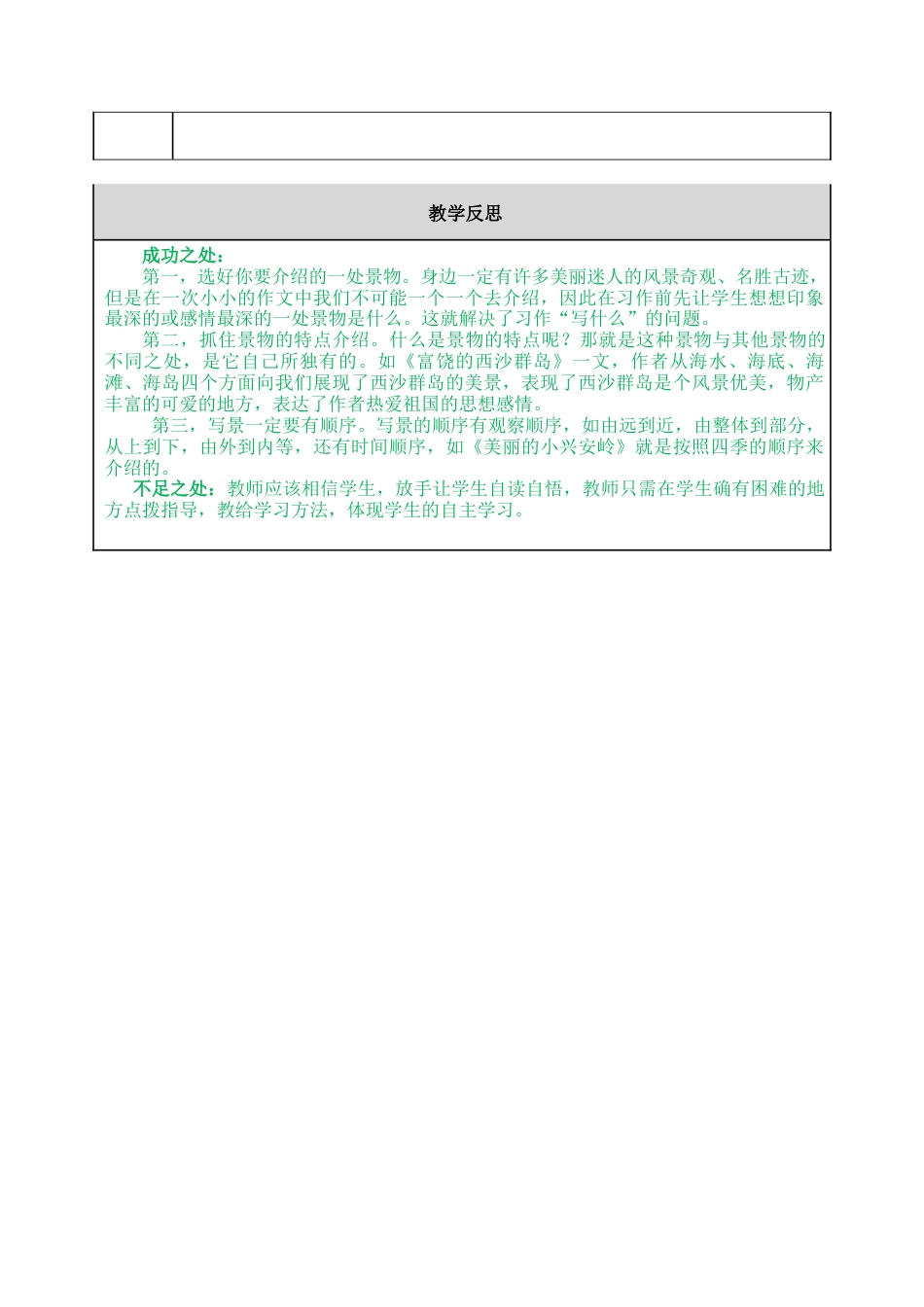 语文三年级上册-习作：这儿真美 教案.docx_第3页