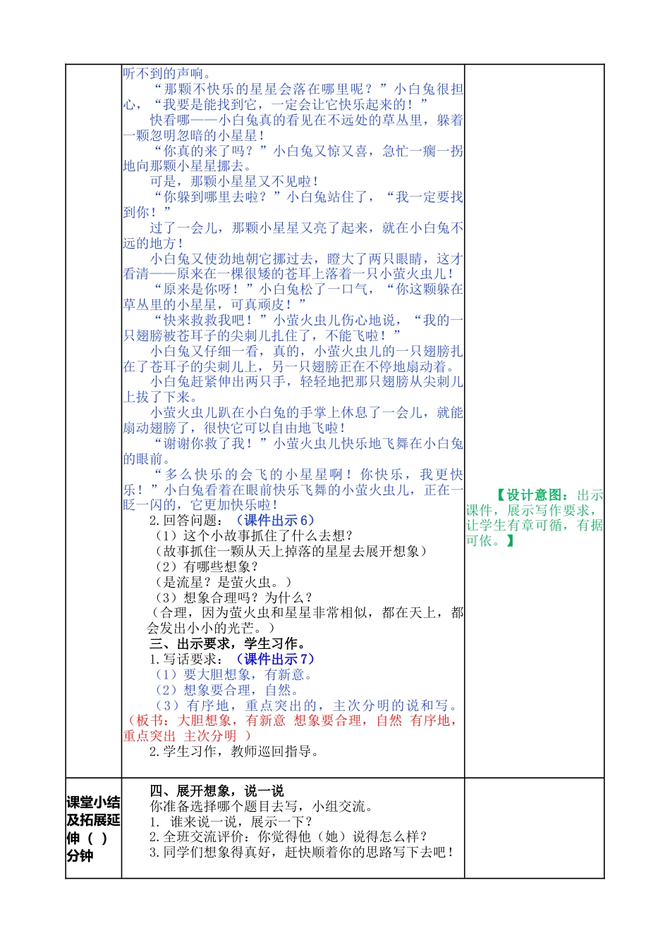 语文三年级下册-习作：奇妙的想象教案.docx_第2页
