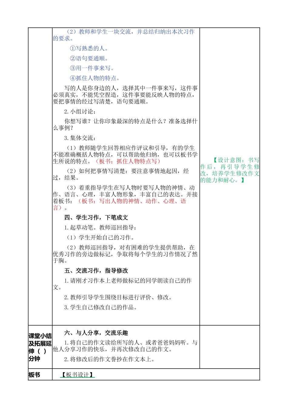 语文三年级下册-习作：身边那些有特点的人教案.docx_第2页