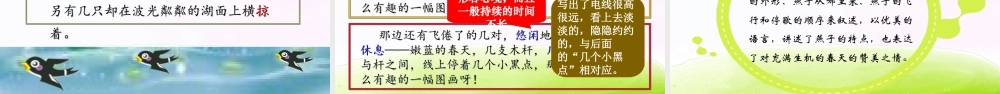 三年级上册语文课件（精品·课堂教学课件）2 燕子.ppt