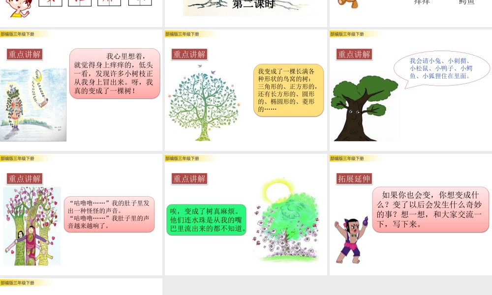 三年级上册语文课件17 我变成了一棵树.pptx