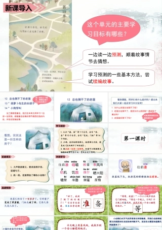 语文三年级上册-课时（教学课件）12.总也倒不了的老屋.ppt