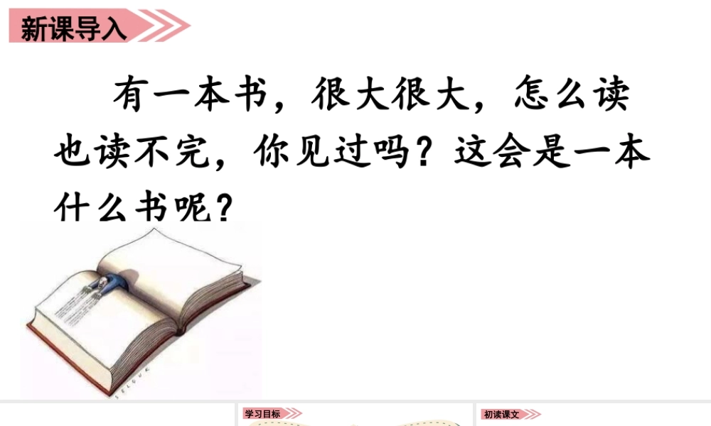 语文三年级上册-课时（教学课件）22.读不完的大书.pptx