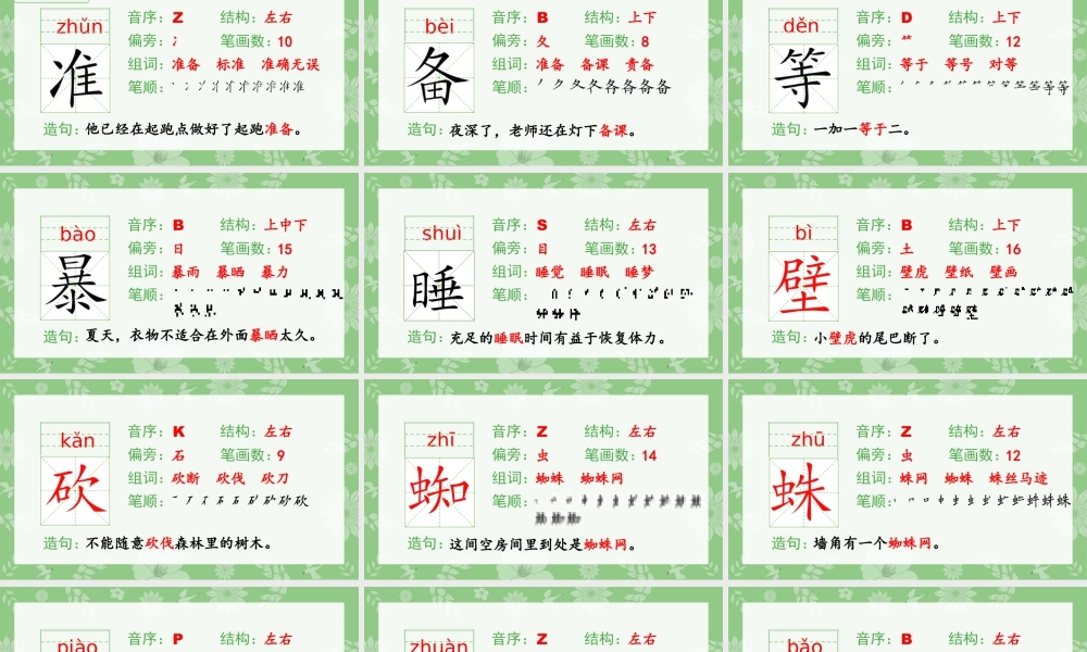 语文三年级上册-课时（生字课件）12.总也倒不了的老屋.pptx