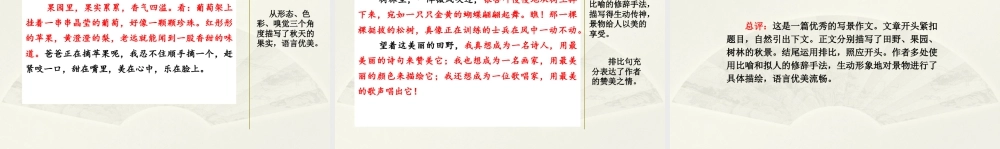 语文三年级上册-课时范文2：家乡秋景.pptx