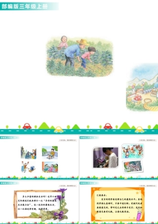 语文三年级上册-课时口语交际：我的暑假生活 课件.ppt