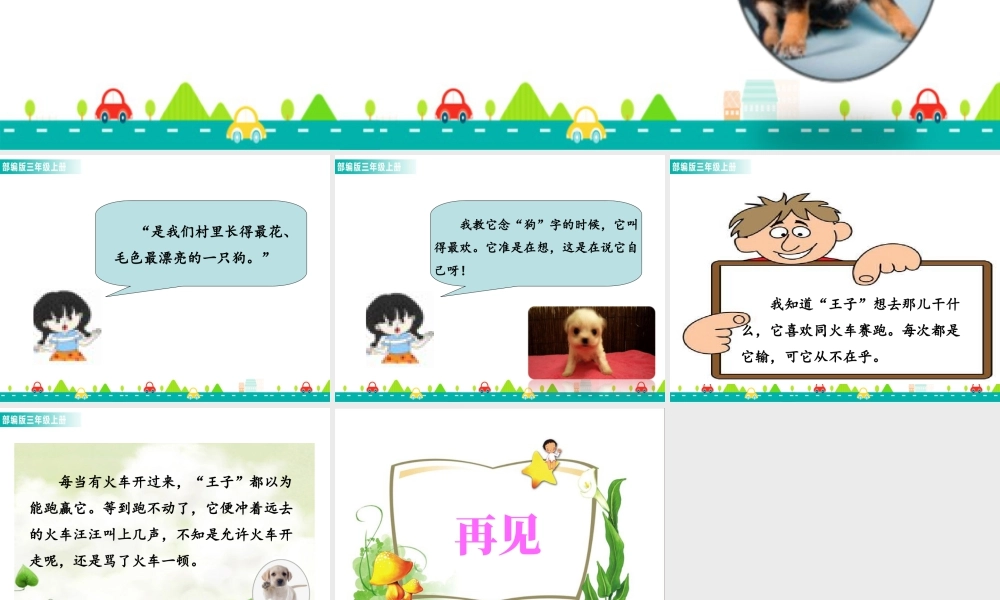 语文三年级上册-课时习作例文：我家的小狗 课件.ppt