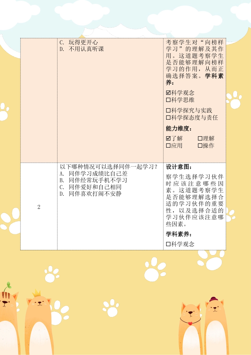 《我能行》第二课时（作业设计）部编版道德与法治二年级下册.docx_第3页