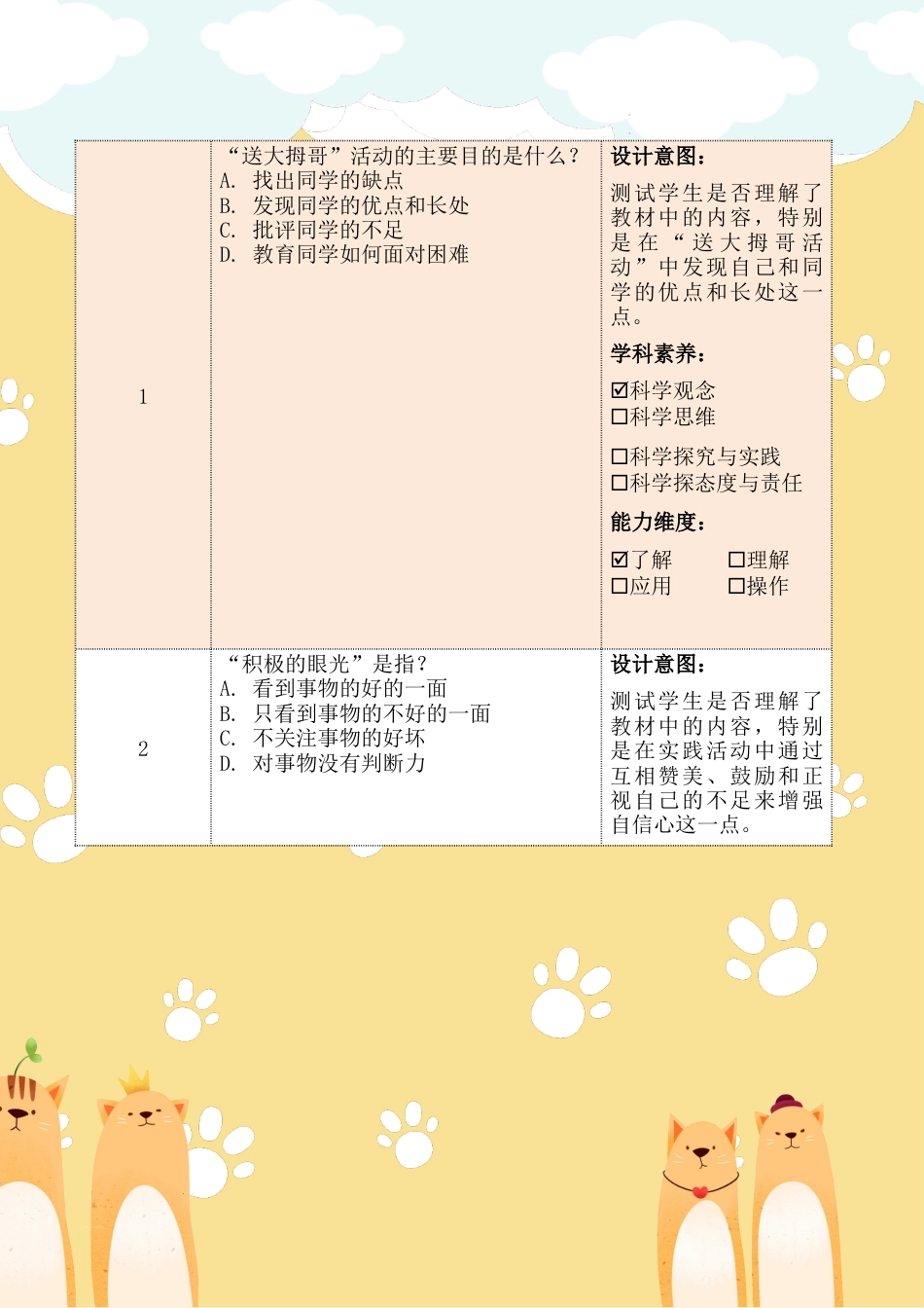 《我能行》第一课时（作业设计）部编版道德与法治二年级下册.docx_第3页