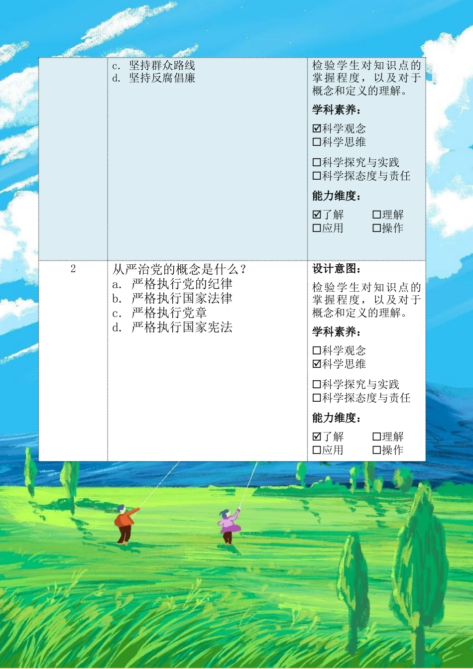 第二讲第三课时《打铁必须自身硬》（作业设计）-《习近平新时代中国特色社会主义思想学生读本（小学高年级）》.docx_第3页