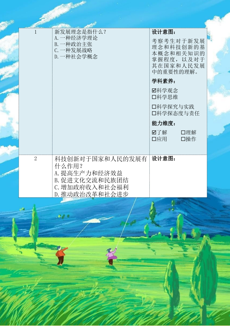 第五讲第二课时《新发展理念是指挥棒、红绿灯》（作业设计）-《习近平新时代中国特色社会主义思想学生读本（小学高年级）》.docx_第3页