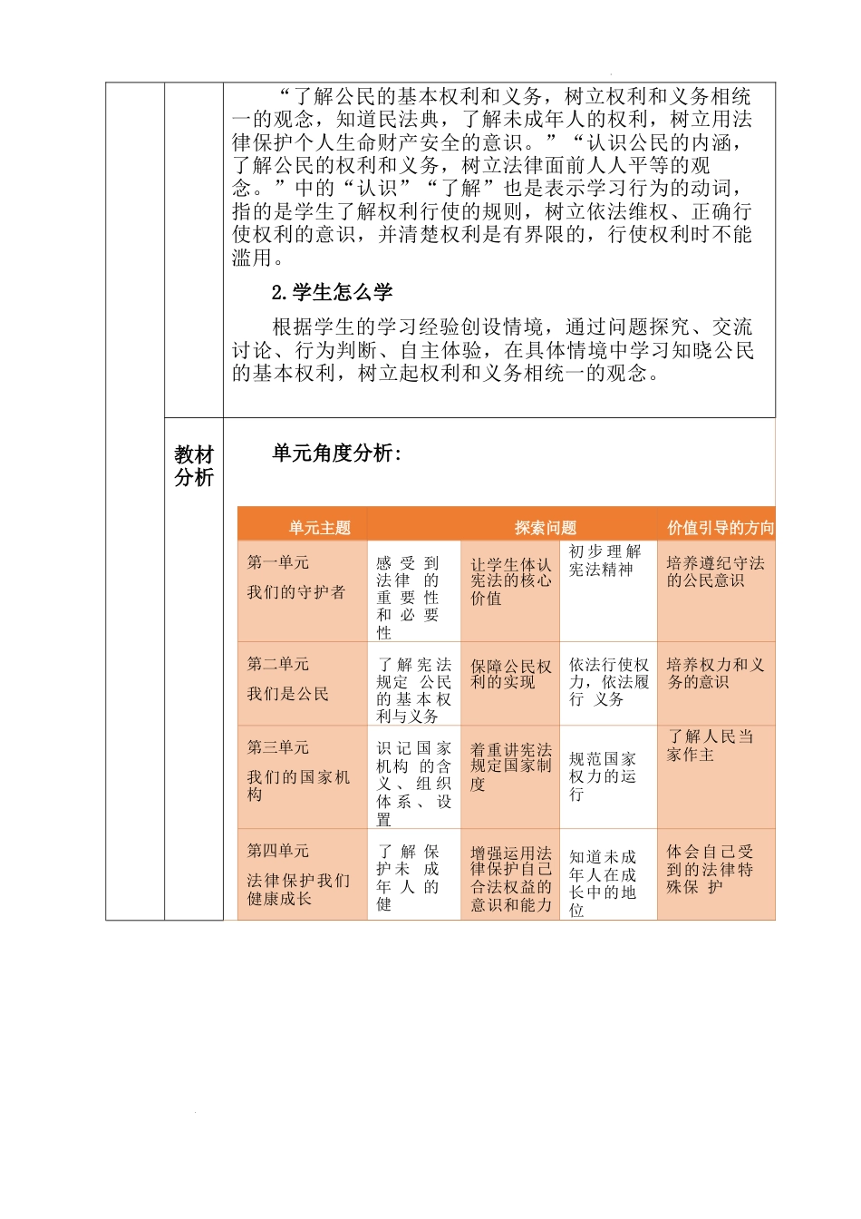 公民的基本权利和义务 （教学设计）-部编版道德与法治六年级上册.docx_第3页