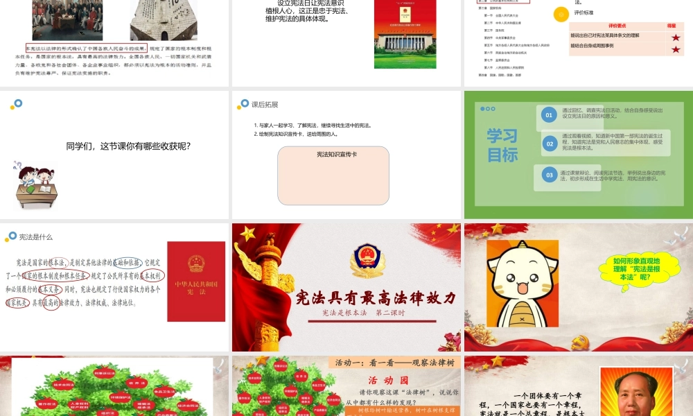 第2课《宪法是根本法》 （课件）-部编版道德与法治六年级上册.pptx