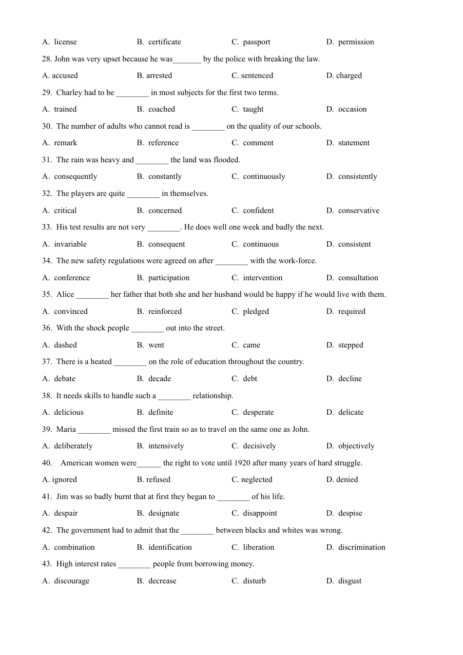 精品解析：北京市第十五中学2024-2025学年高一9月月考英语试题（原卷版）.docx_第3页