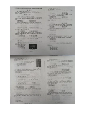 山东省烟台市2024-2025学年高一上学期11月期中考试 历史 图片版含答案.docx