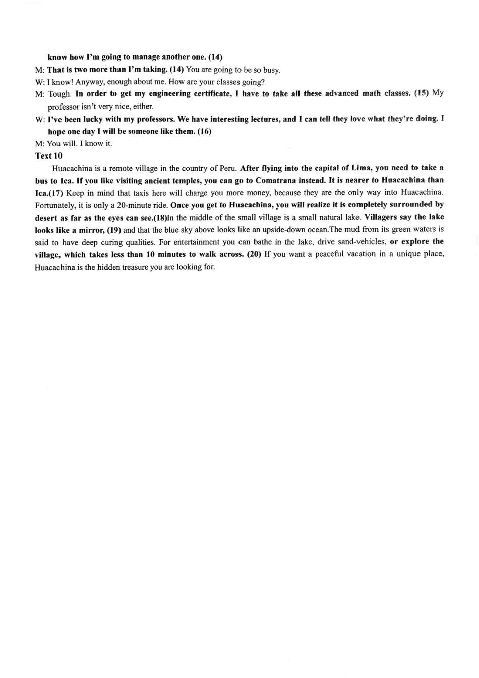 辽宁省辽东南协作体2024-2025学年高一上学期10月月考英语试卷  PDF版含答案_高一英语答案.pdf_第3页