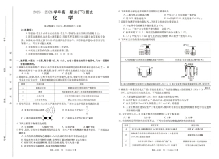 河南省新乡市2023-2024学年高一下学期期末测试（601A）_0高一期末化学试卷.pdf