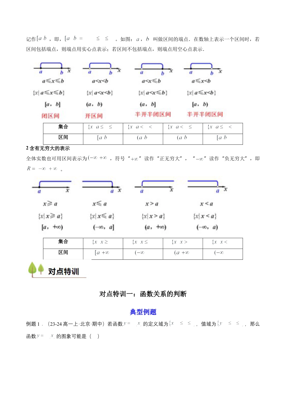 专题09 预备知识九：函数的概念（原卷版）.docx_第2页