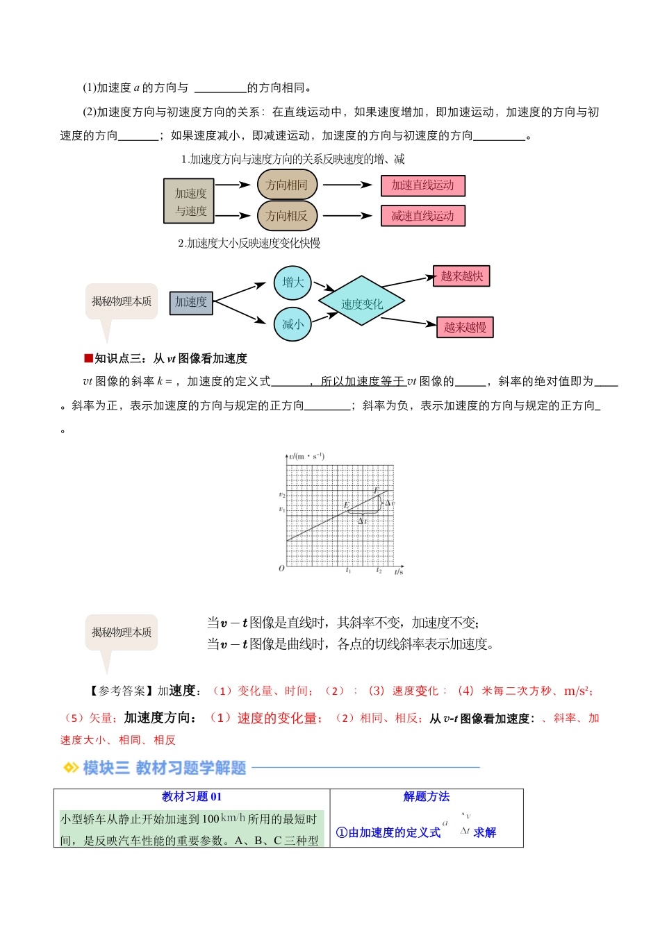 第04讲 速度变化的描述--加速度（解析版）.docx_第2页