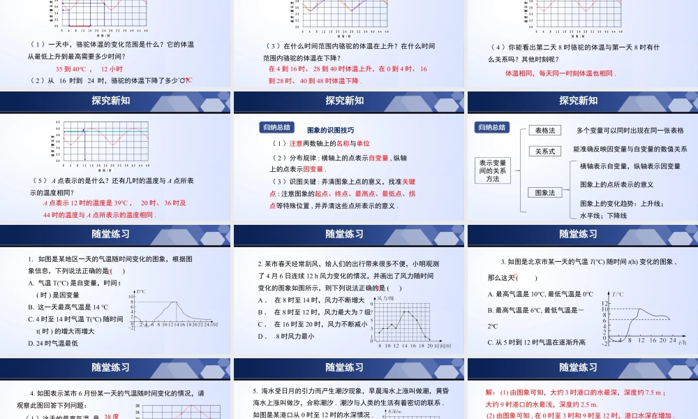 北师大（2025）数学七年级下-3.3.1 用图象表示的变量间关系（第1课时）（课件）.pptx